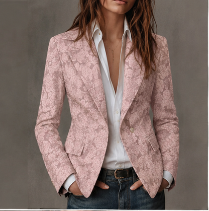 Michela | Blazer Jacquard Cachemire Slim